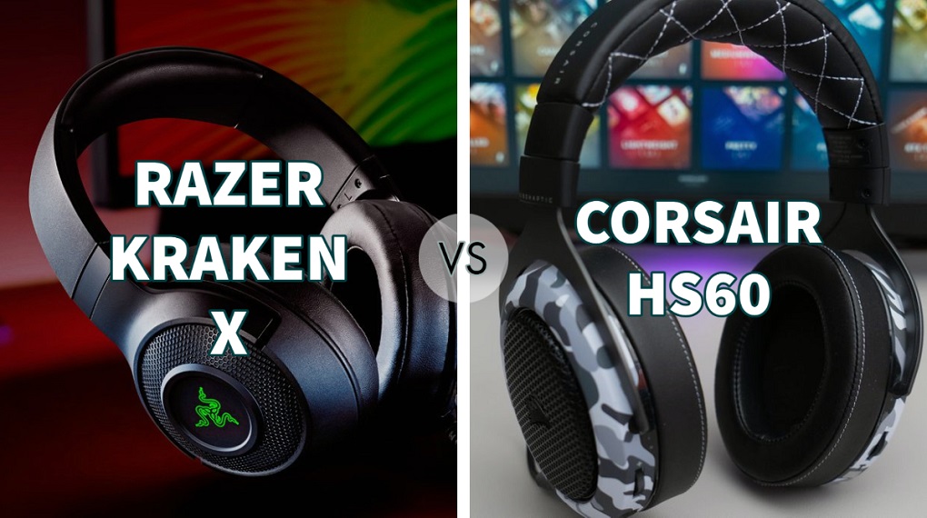 Razer Kraken X vs Corsair HS60 Headset
