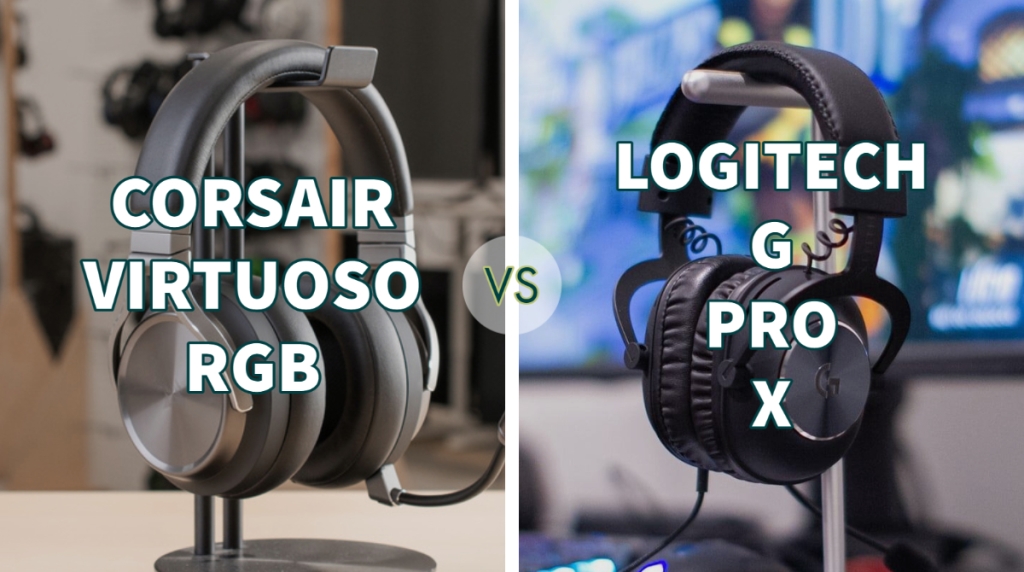 Corsair Virtuoso RGB vs Logitech G PRO X Gaming Headset