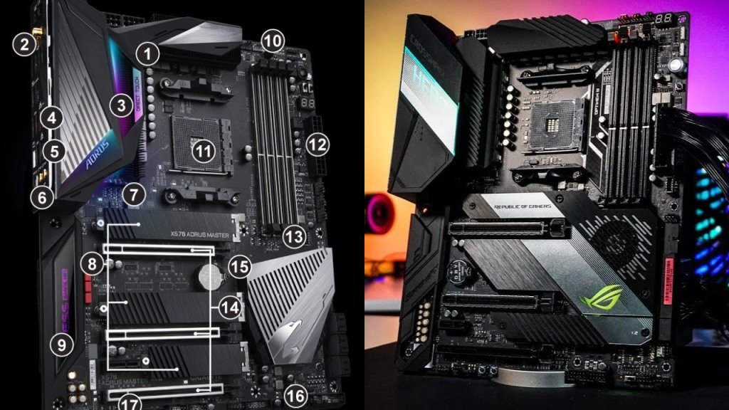 Gigabyte X570 Aorus Master vs Asus ROG Crosshair VIII Hero