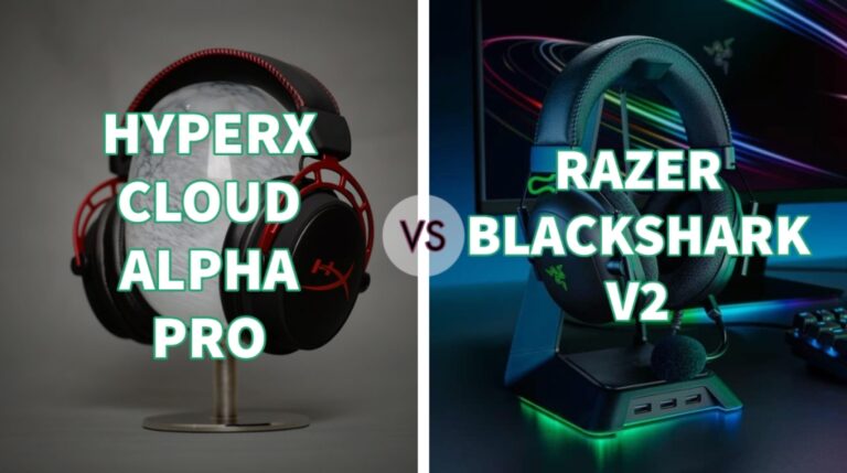 HyperX Cloud Alpha Pro vs Razer BlackShark V2 Gaming Headset