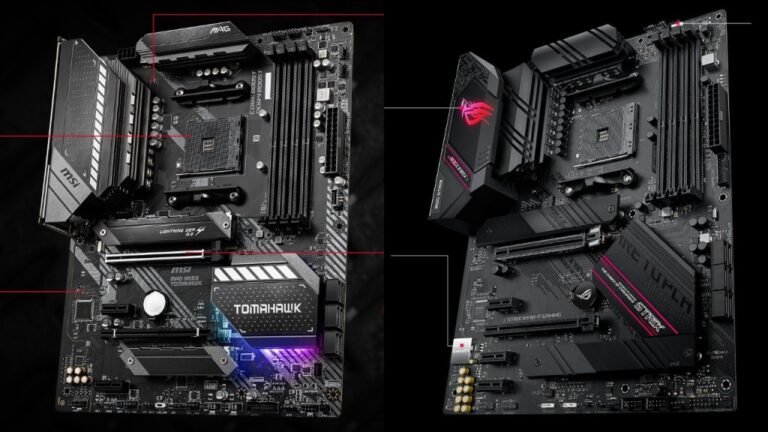 MSI MAG B550 Tomahawk vs Asus ROG STRIX B550-F Gaming
