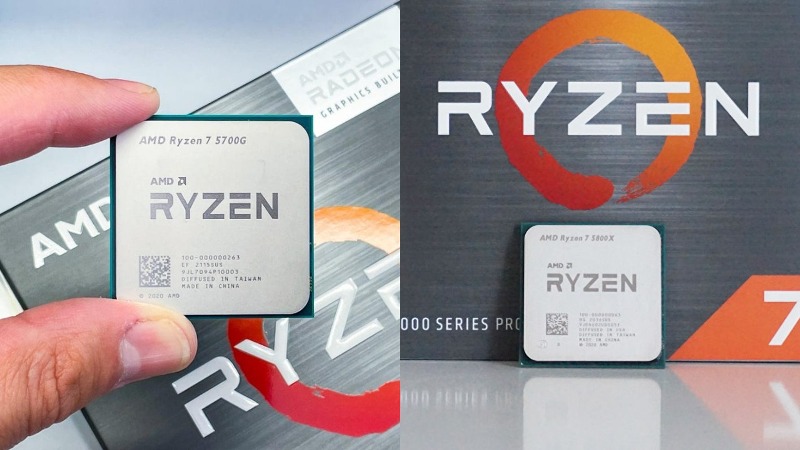 AMD Ryzen 7 5700G vs 5800X