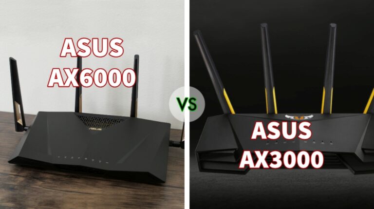 ASUS AX6000 vs AX3000 Router