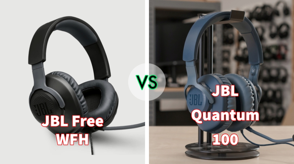 JBL Free WFH vs JBL Quantum 100