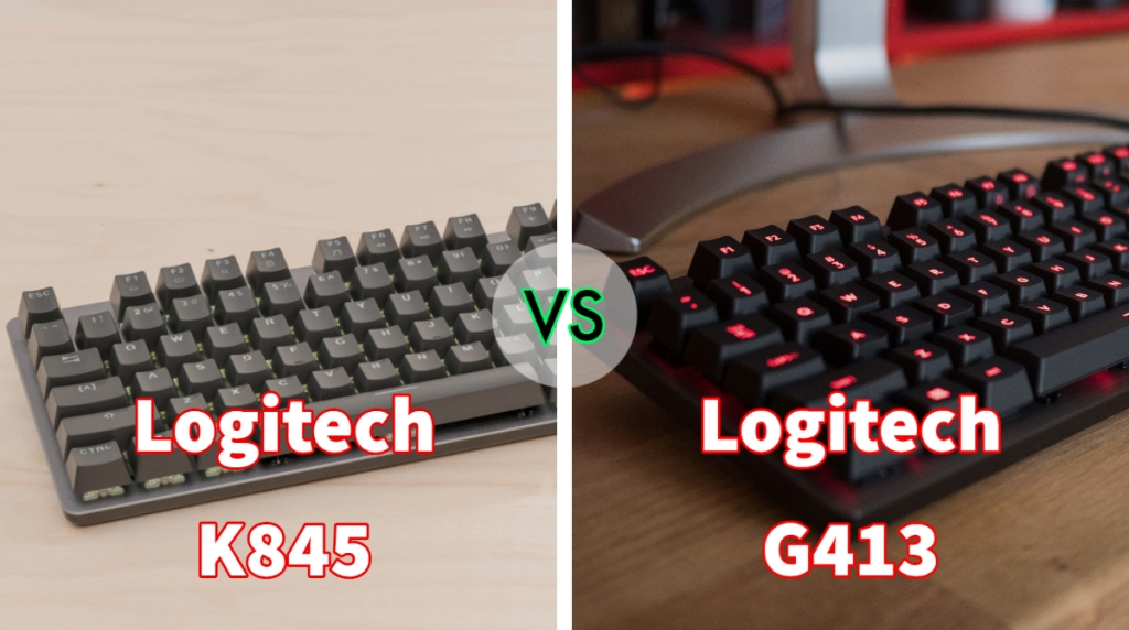 Logitech K845 vs Logitech G413