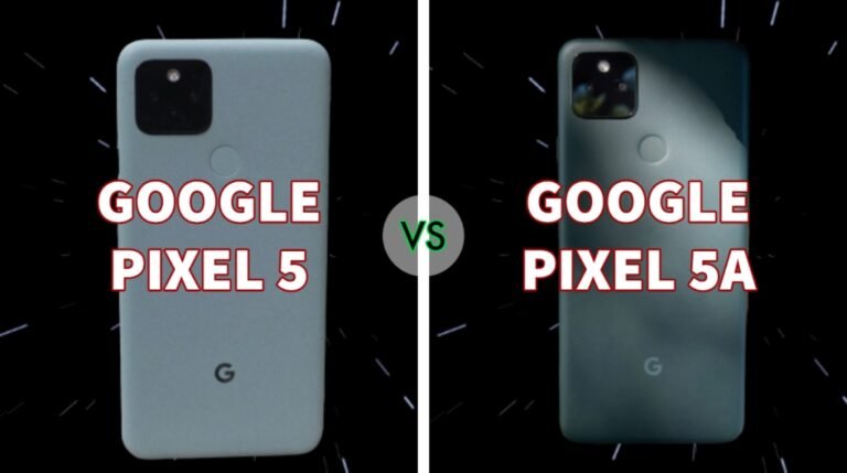 Google Pixel 5 vs Google Pixel 5A 5G