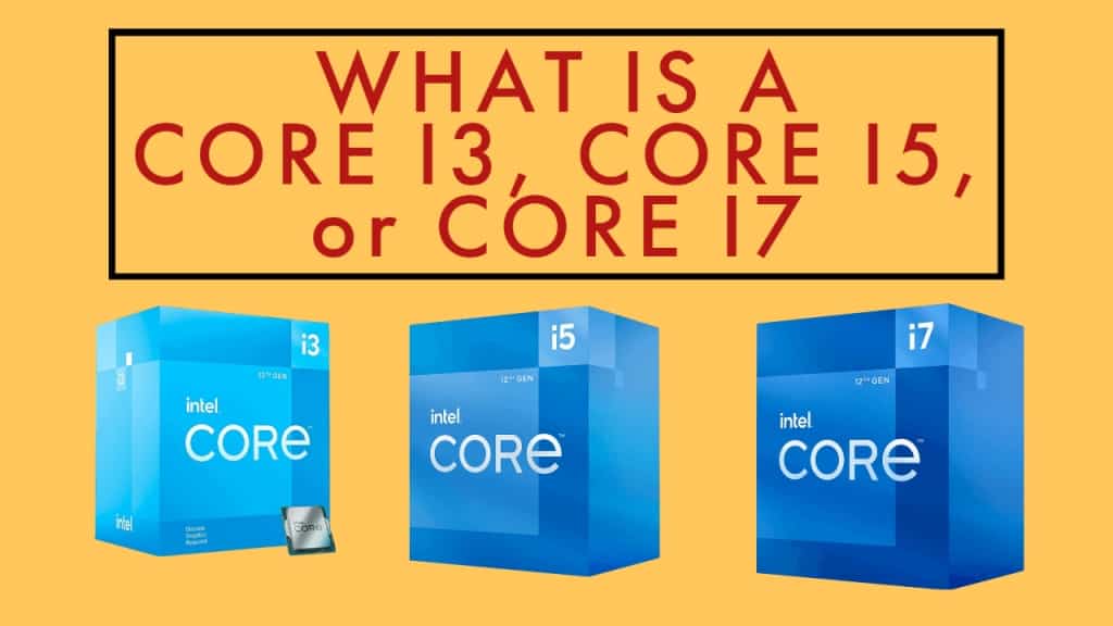 What is a Core i3, Core i5, or Core i7 Processor