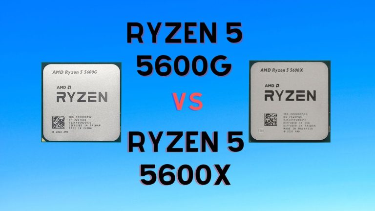 AMD Ryzen 5 5600G vs 5600X