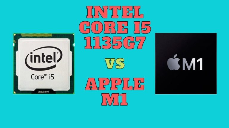 Intel Core i5 1135G7 vs Apple M1