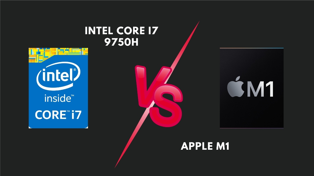 Intel Core i7 9750H vs Apple M1