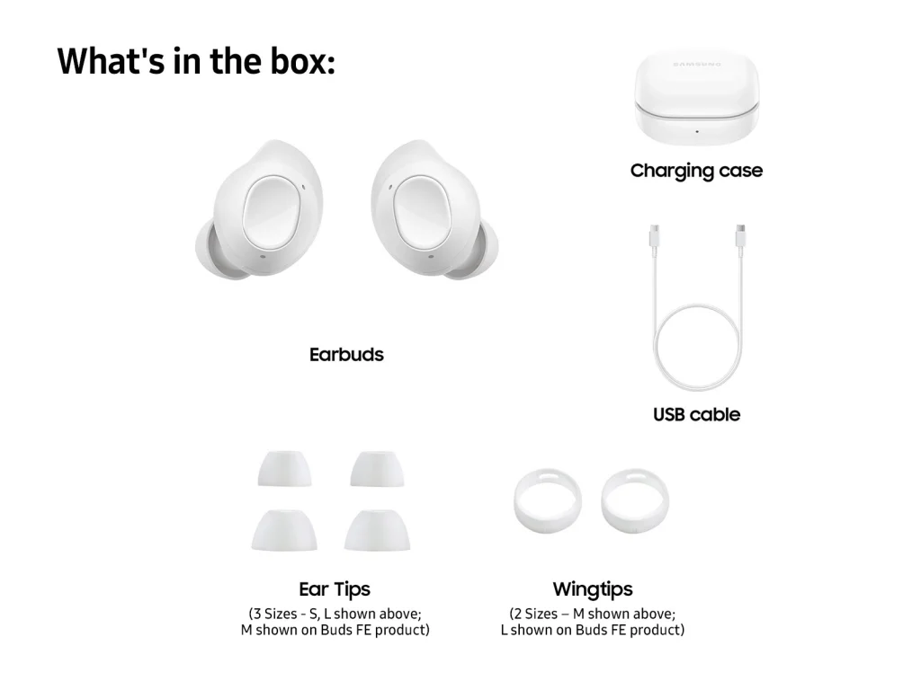Samsung Galaxy Buds FE - Whats in the Box